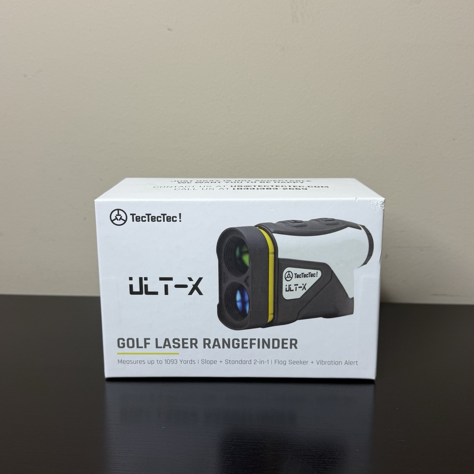 TecTecTec ULT-X Golf Rangefinder - Laser Range Finder with 1,000 Yard Range