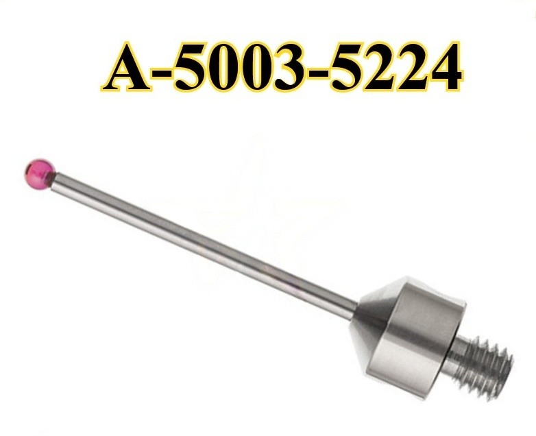 A-5003-5224 CMM Touch Probe Stylus 3mm Ruby Ball M5 Thread Styli 40mm Length