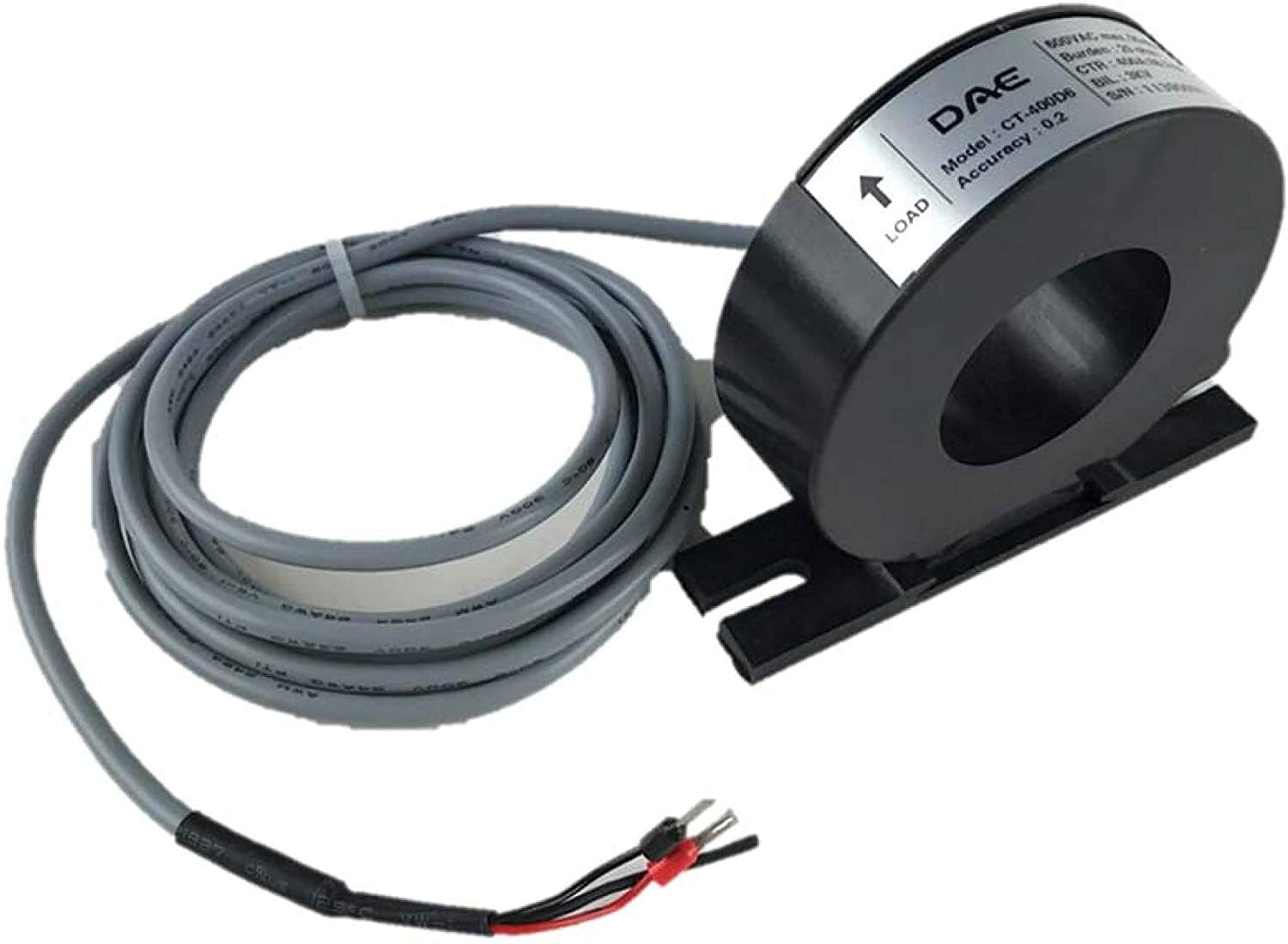 DAE CT-400D6 Solid core CT, 400A (400A:66.7mA), 1.38 Inch inner dia.