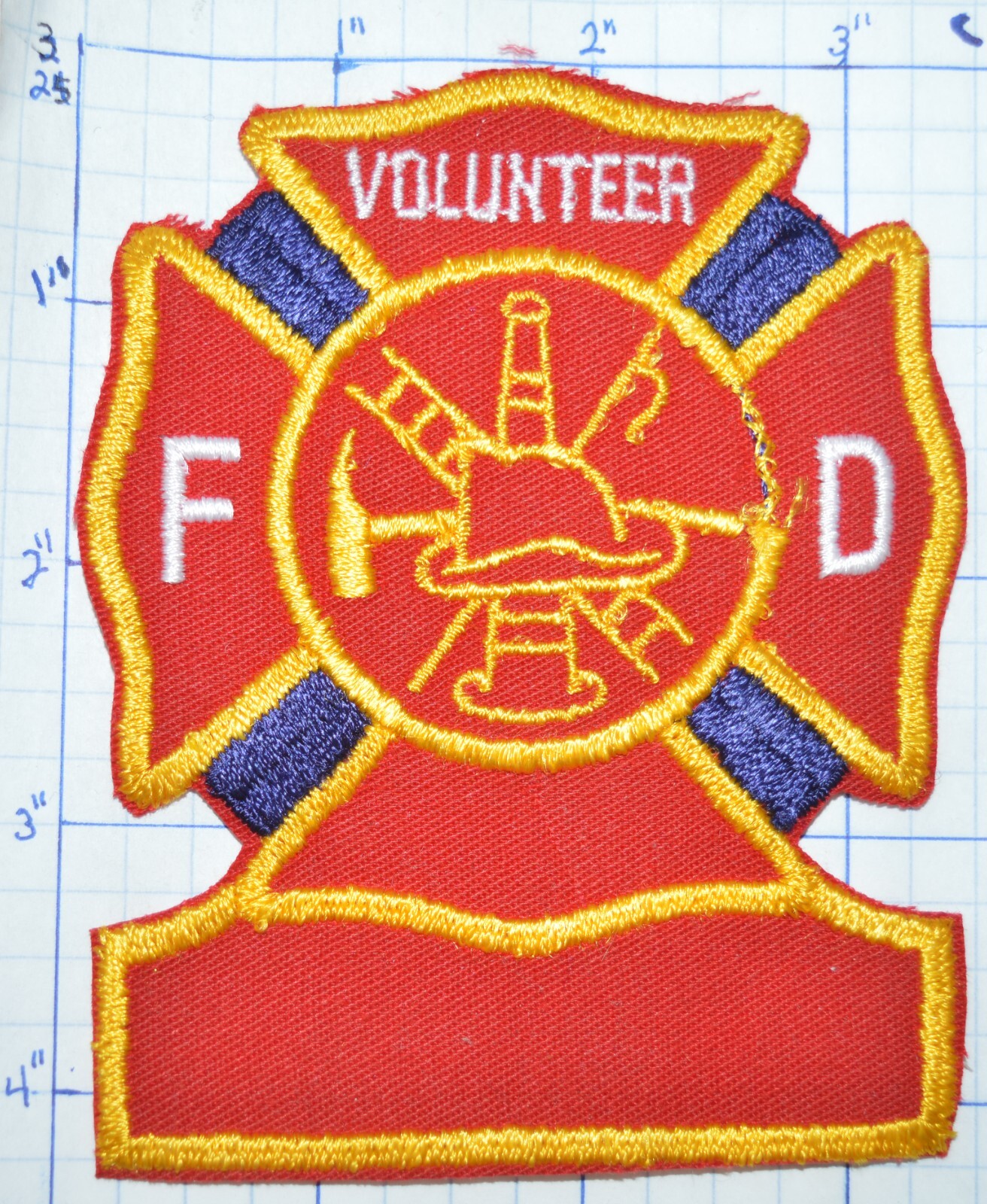 GENERIC VOLUNTEER FIRE DEPT PATCH