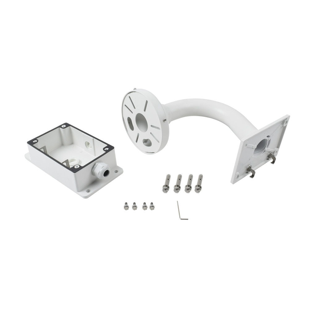 Universal Wall Mount with Junction Box for Dome and Bullet Cameras
