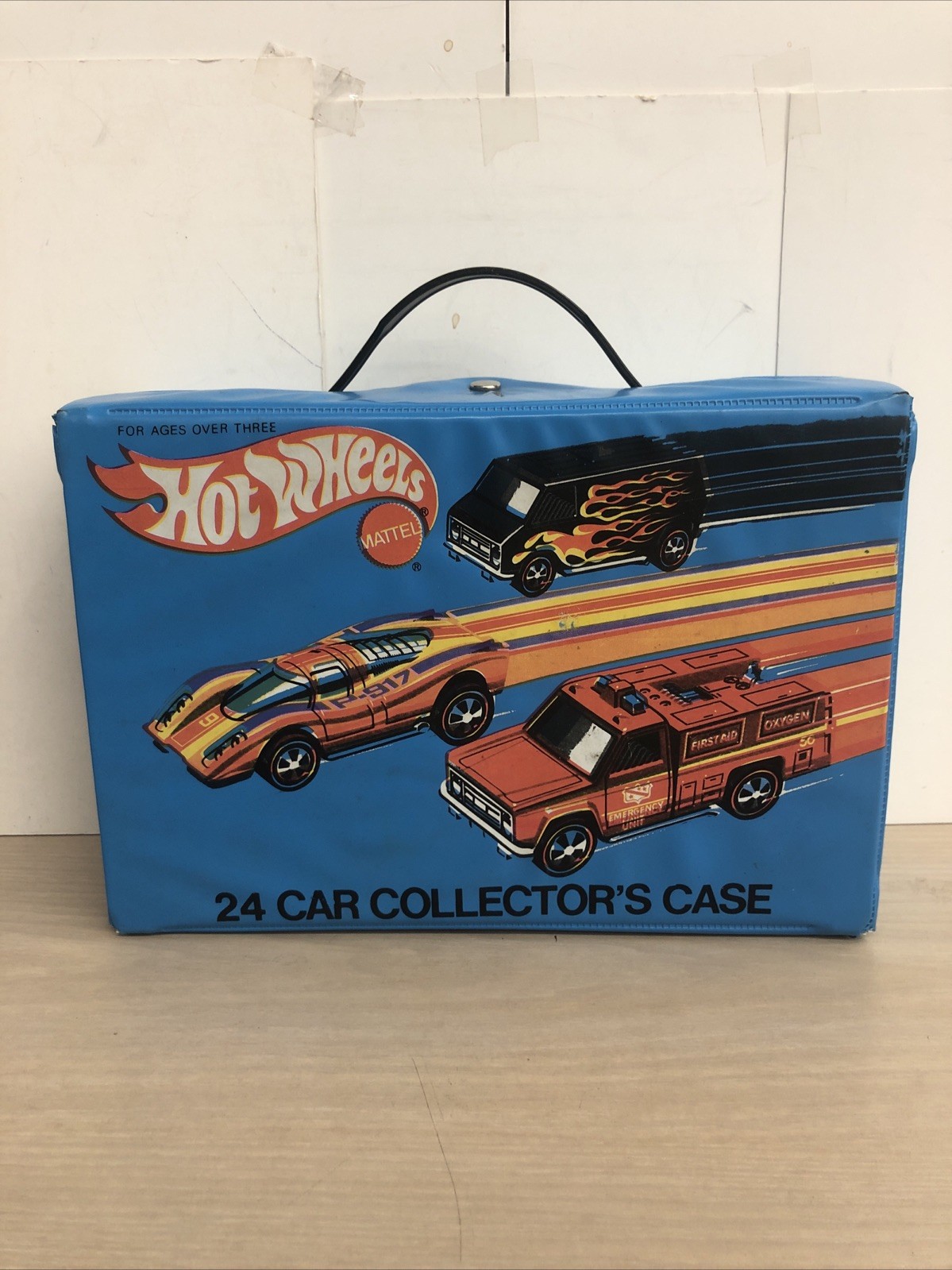 1975 How Wheels 24 Car Collectors Case Redline Era Carry Case