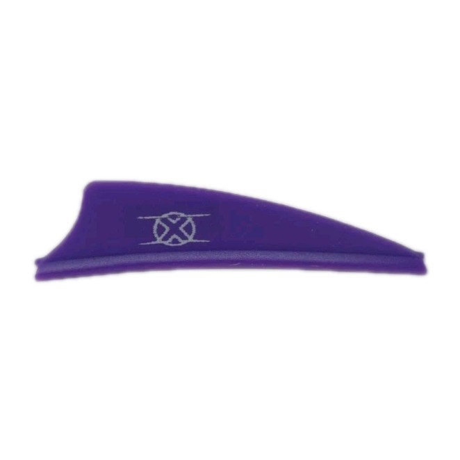 100 Pack Bohning X Vanes 1.5" FITA Target & Field Archery Arrow Vanes: Purple