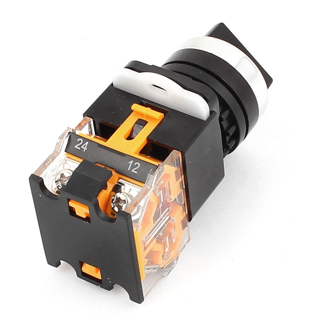 uxcell LA38/203 AC 400V 10A NO/NC DPST 2 Position Rotary Selector Switch