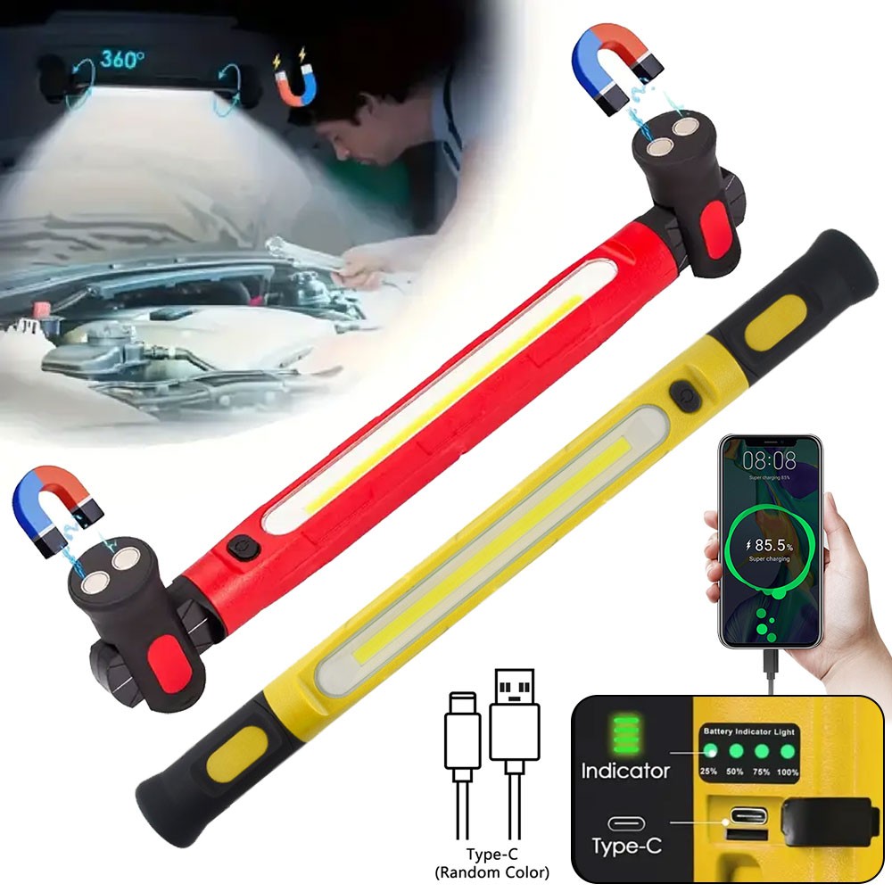 Underhood Work Light 2000LM High Bright 5000mAh Rechargeable Magnetic LED Light