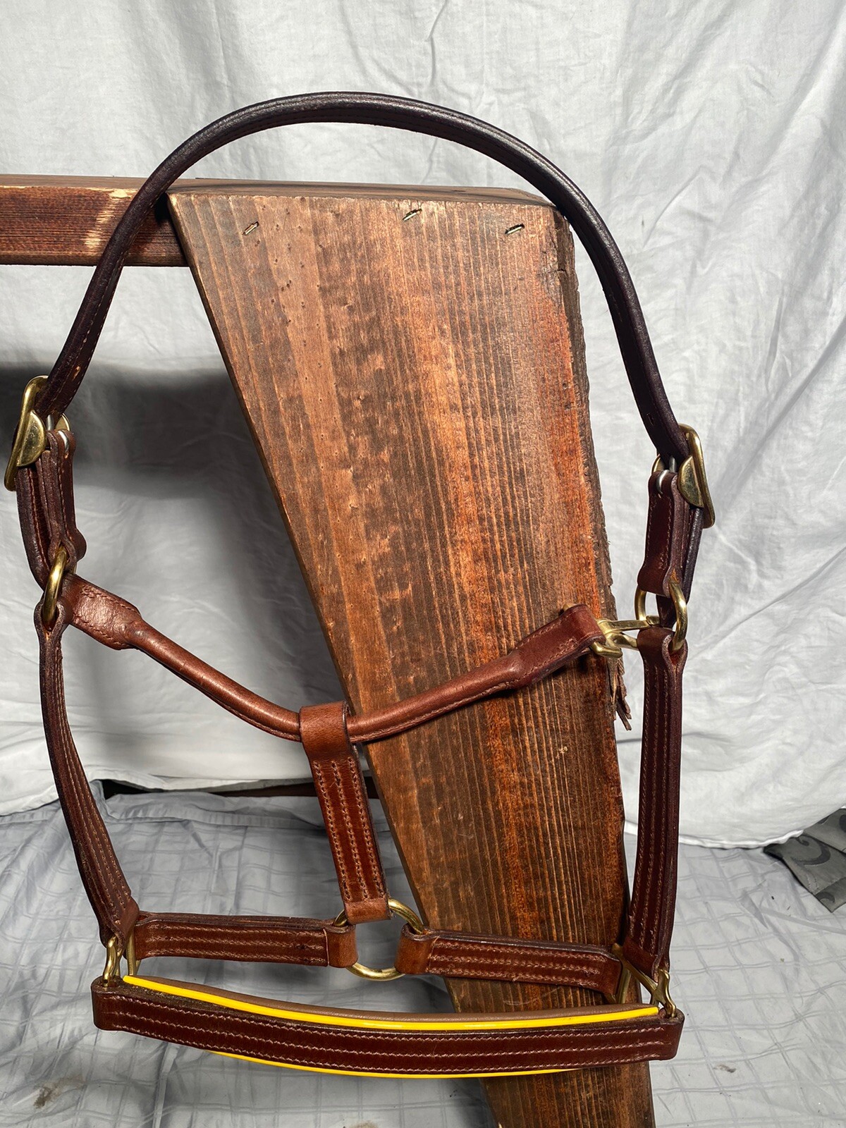Presentation Leather Halter For Horse Size!
