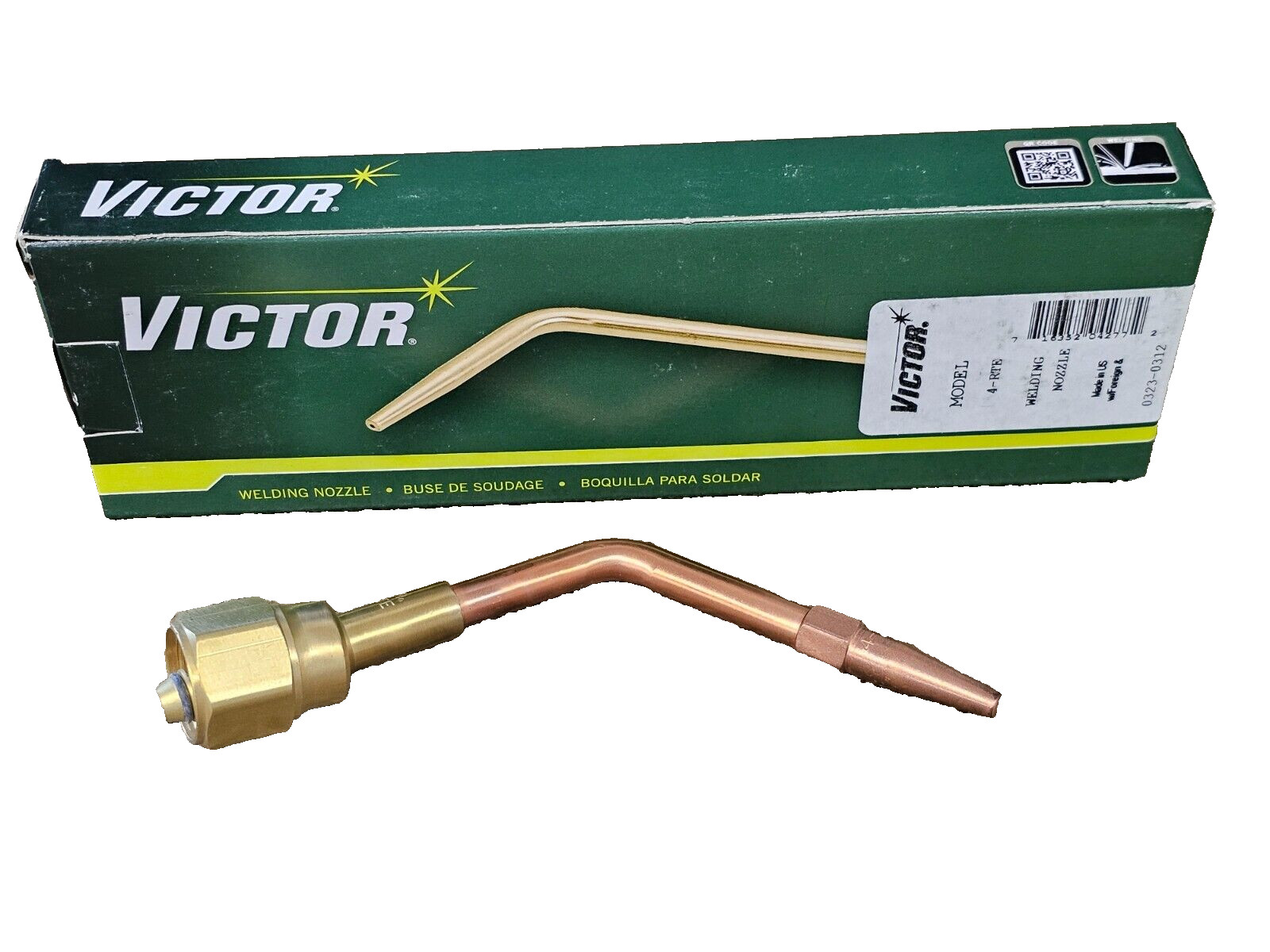 Victor 4 RTE 0323 0312 Brazing Welding Heating Torch Tip Nozzle