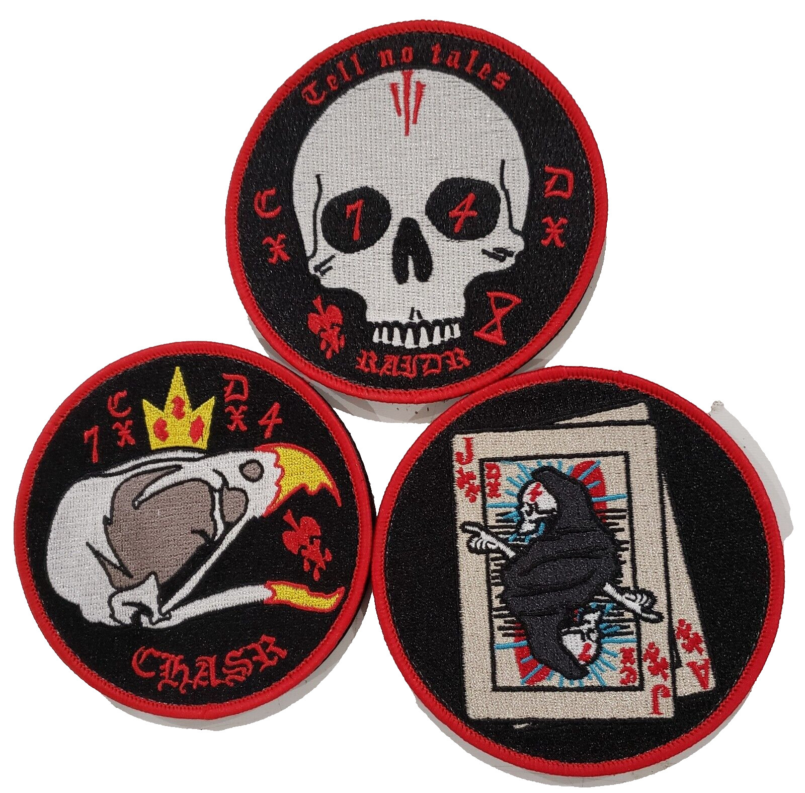 *NEW* B-21 Stealth Bomber SET OF 3 4" Military Patch 2022 USAF OPS NORTHROP *NEW