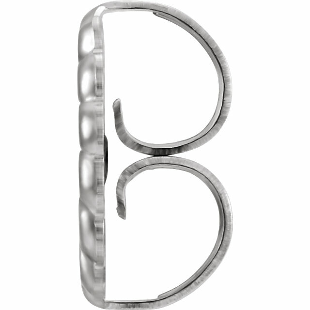 PAIR Jumbo 9.4mm LARGE STERLING SILVER Monster Earring Friction Push backs Nuts