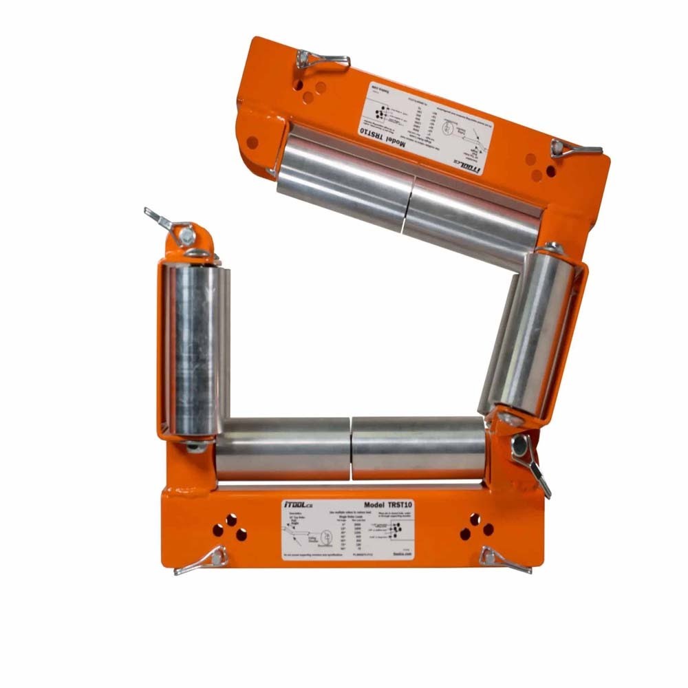 iTOOLco TR9010 10" - 90 Degree Tray Roller, 2,000 lb. Load Capacity