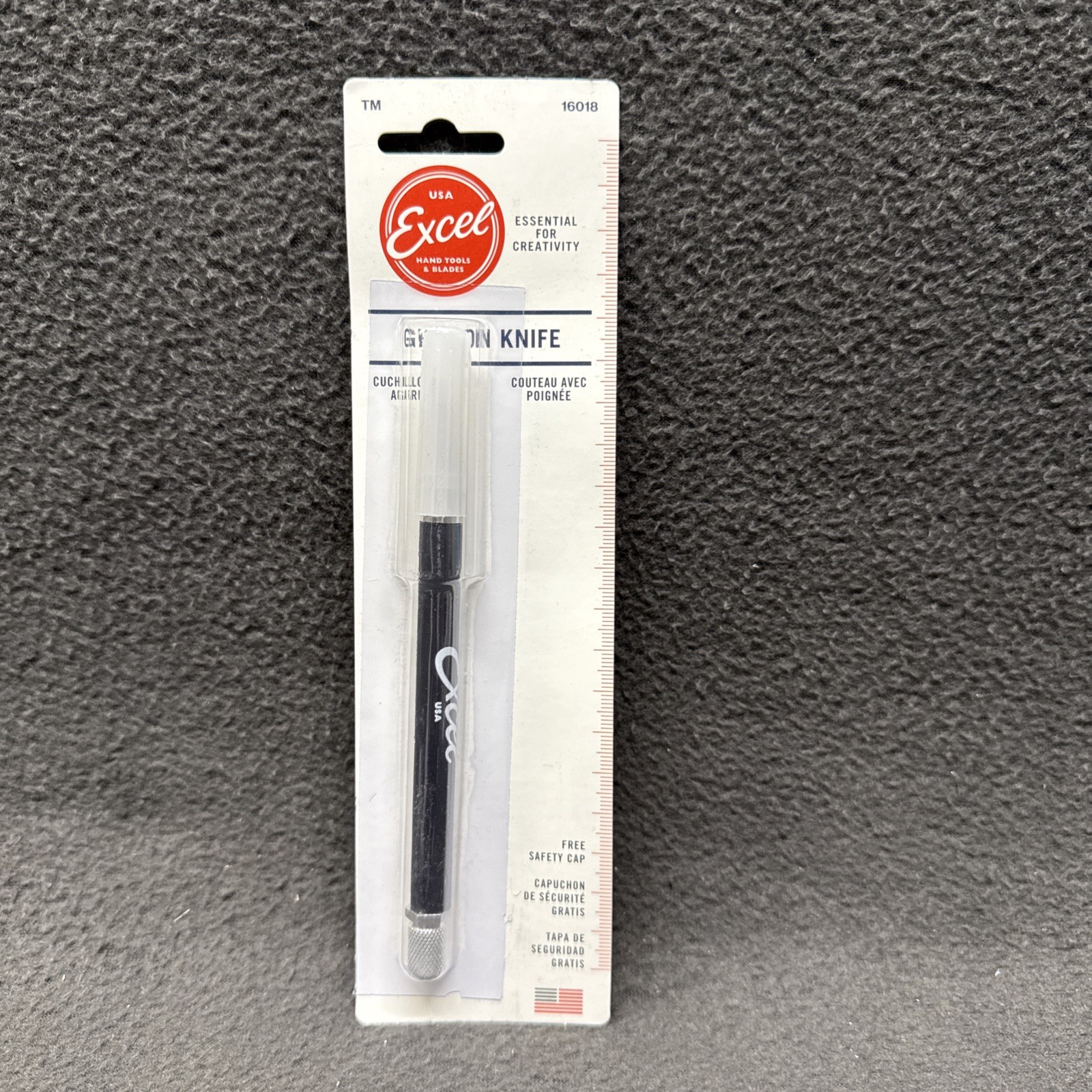 Excel Blades 16018 Grip on Knife K18 Black Hobby Knife RC Cars Models Trains