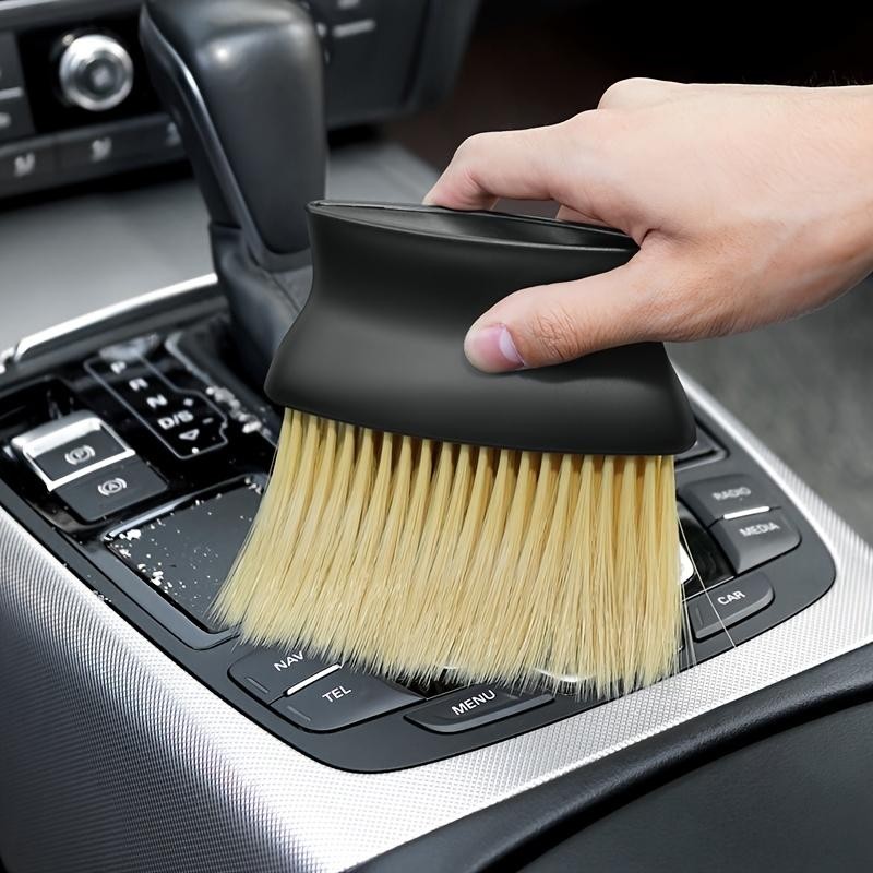 Multi Use Auto Detail Brush Air Vents Console Interior Care Dust Cleaning