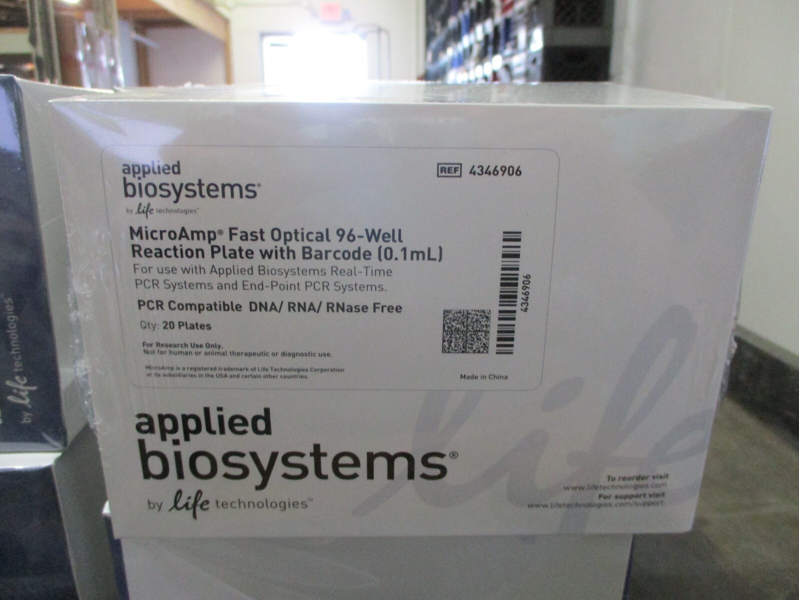 Applied Biosystems MicroAmp Fast Optical 96-Well Reaction Plate With Barcode
