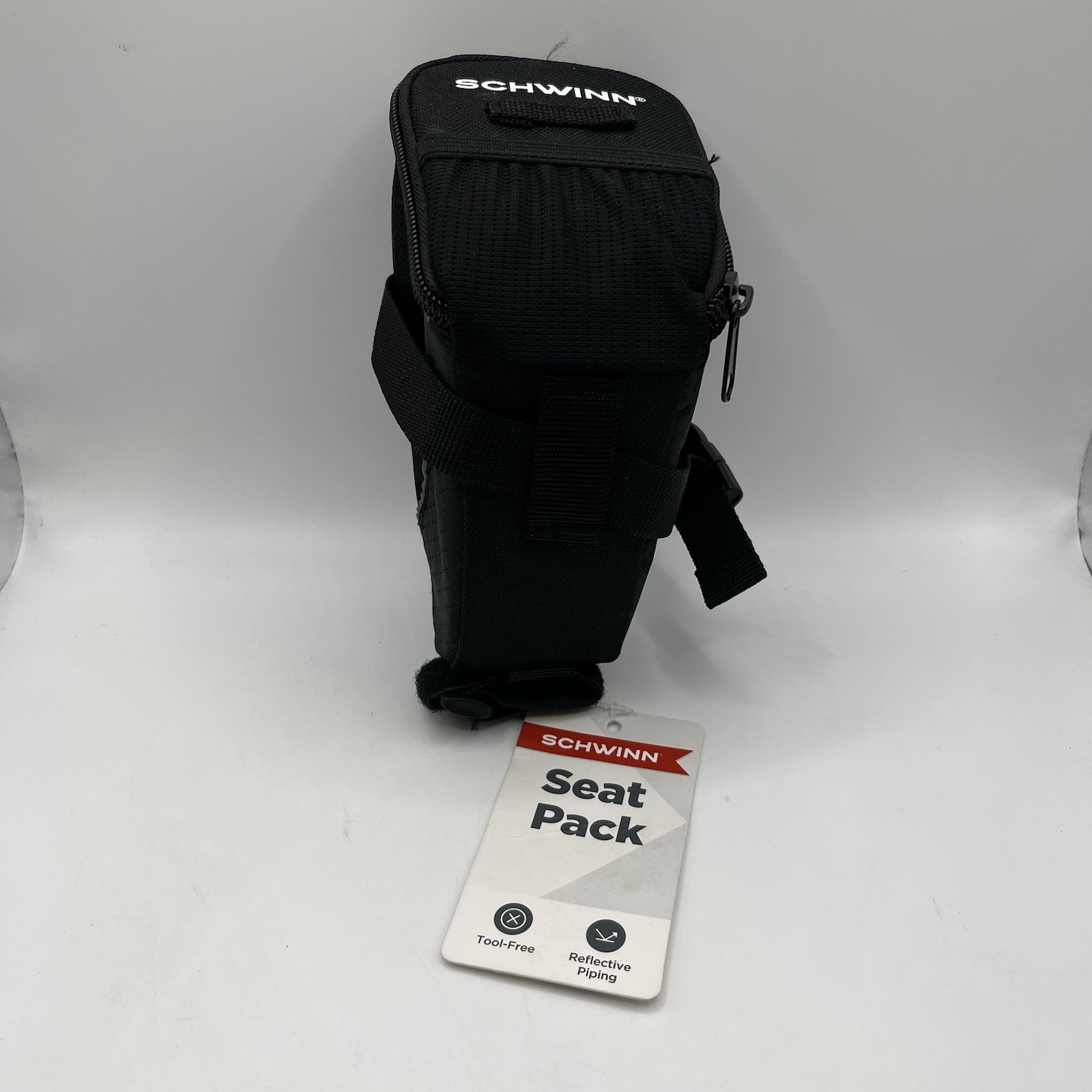 Schwinn Bicycle Seat Pack Saddle Bag Tool-Free Attachment Reflective