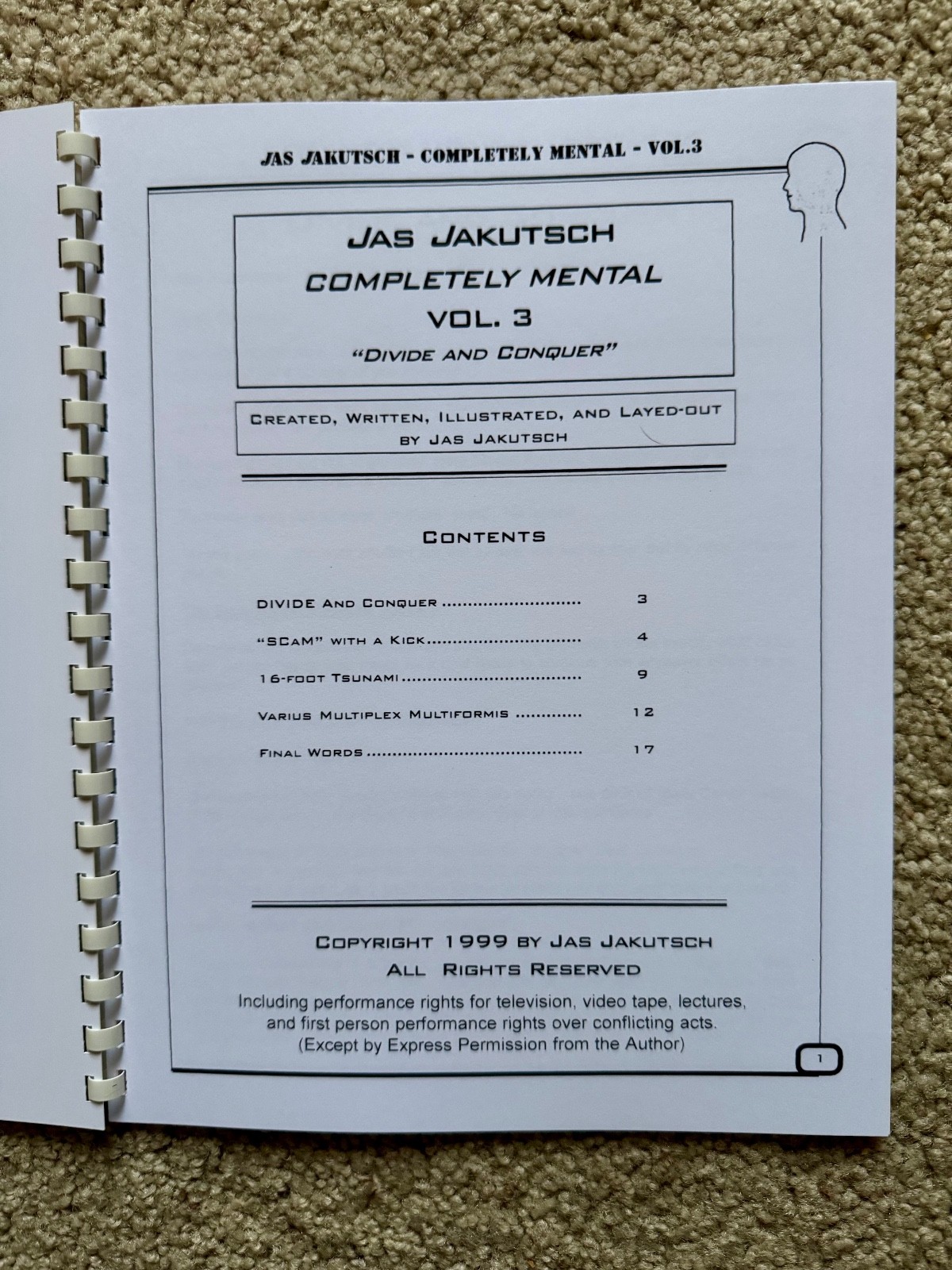Jas Jakutsch - Completely Mental Volumes 1-3