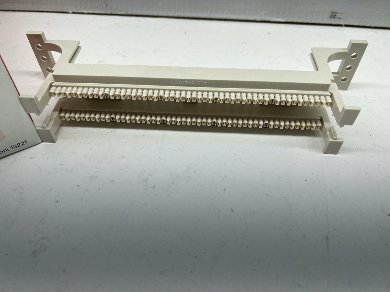 Lot of 2 Pass & Seymour Legrand PS11050L 50 Pair 110 Wire Block w/ Mounting Legs