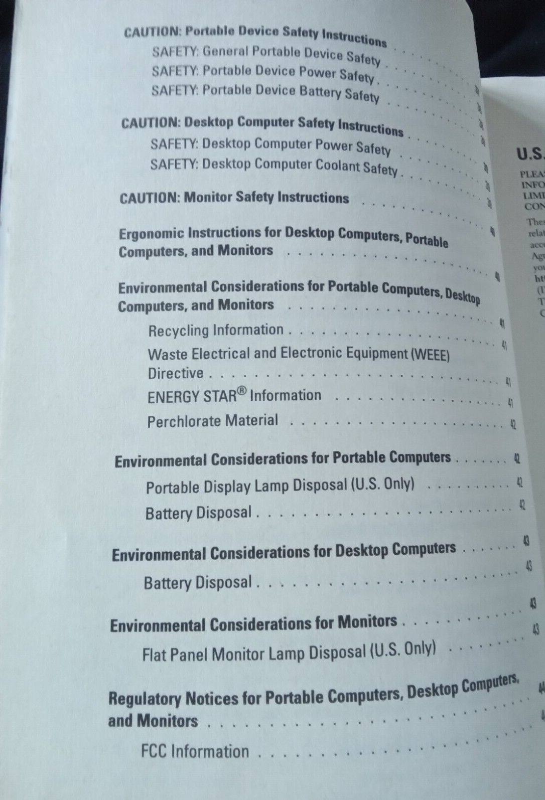 DELL COMPUTERS AND MONITORS PRODUCT INFORMATION GUIDE 2007