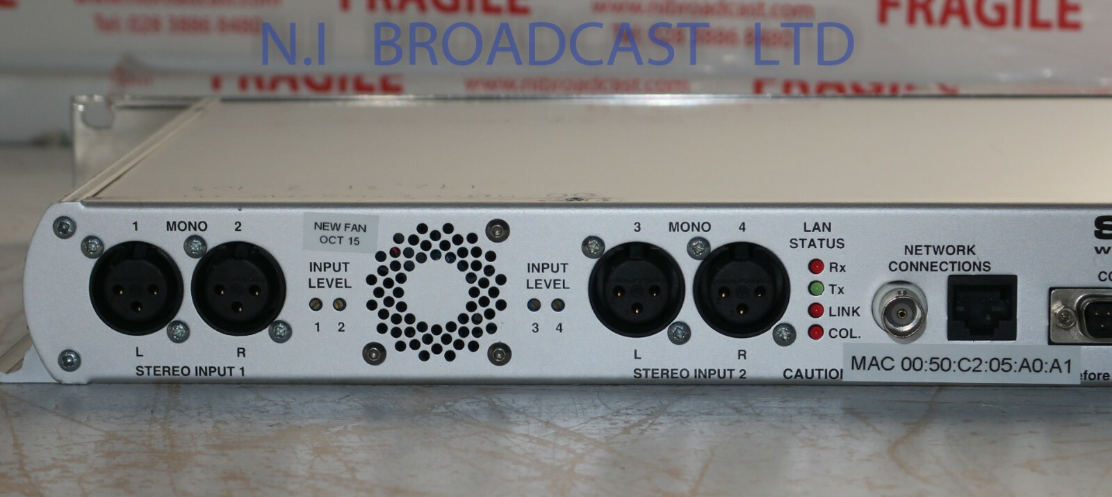 1x Sonifex netlog ( net-log)  4channel audio logging recorder 4ch (ref 2)