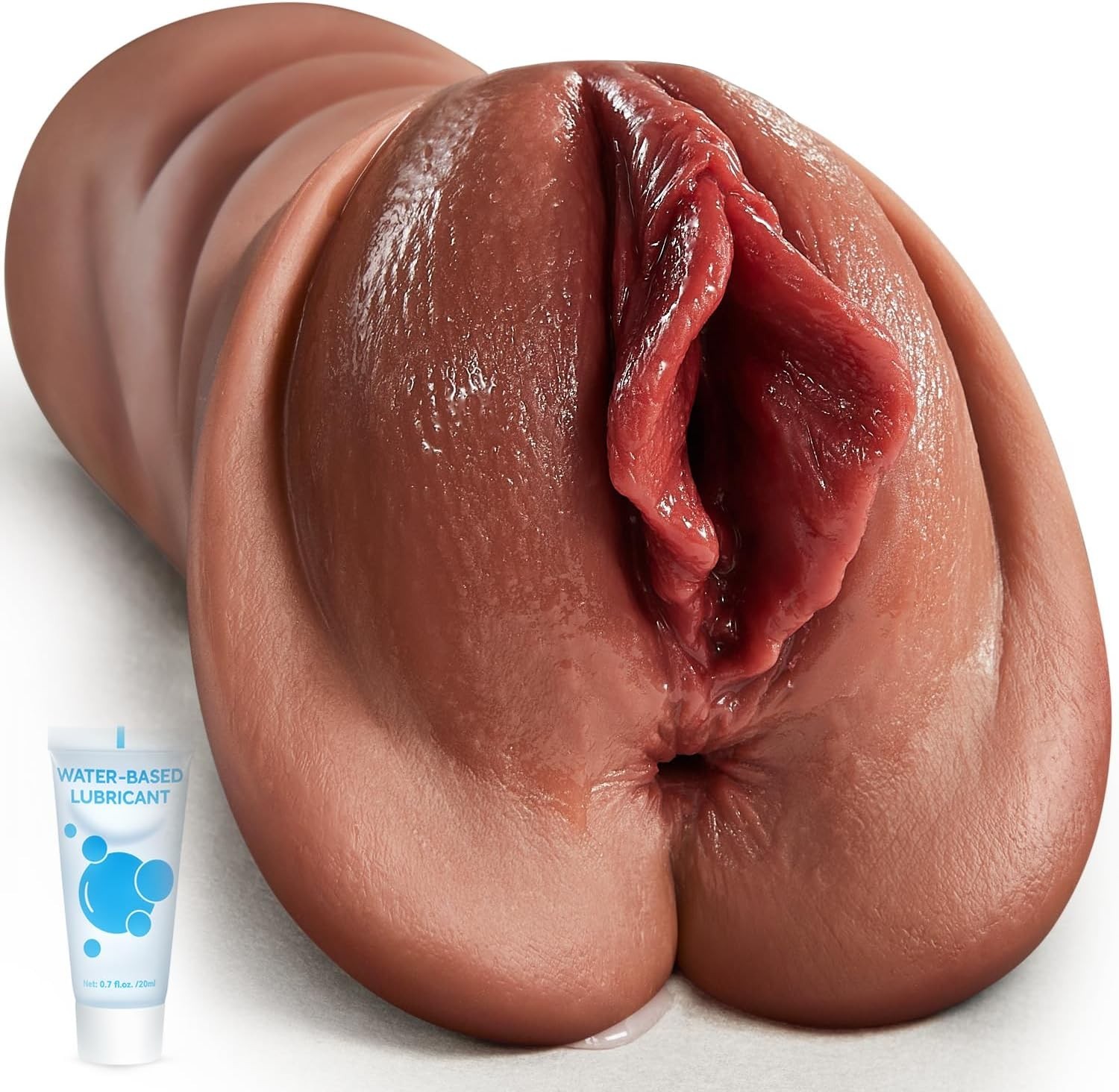 Realistic Pocket Pussy for Men Tight, Male Toy with 2Hole for Men