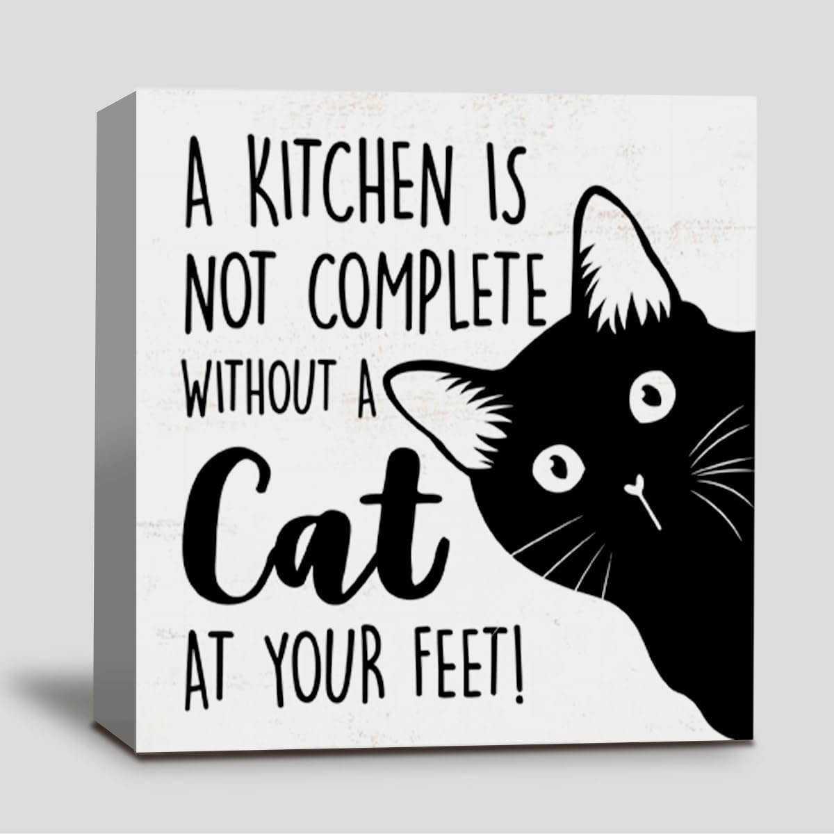 Funny Kitchen Table a kitchen is not complete without a cat at your feet