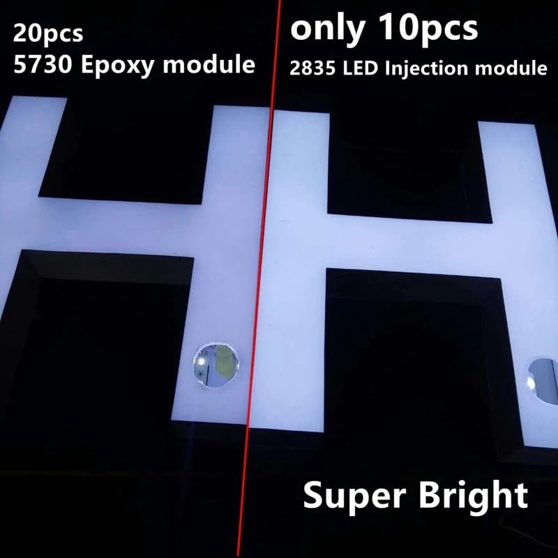 LED ModuleLights for Inflatables White 20pcs 9.8 Ft 2835 SMD 150LM Per LED Mo...
