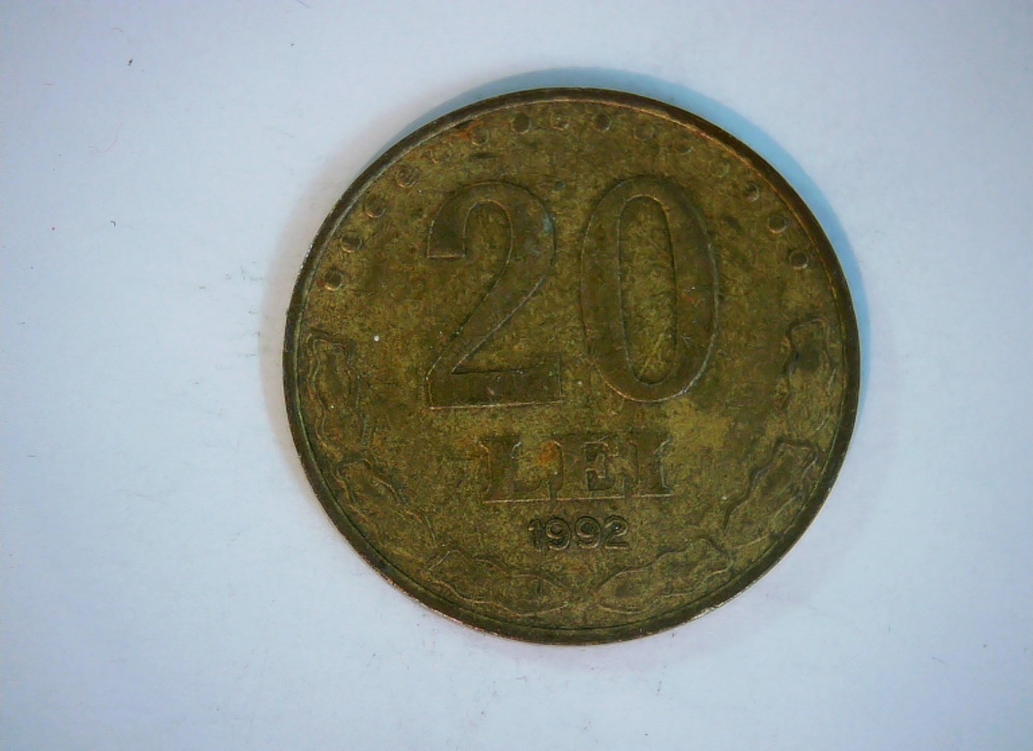 Romania 1992 20 Lei Romania 20 Lei (King Stephen the Great / Stefan cel Mare) Co