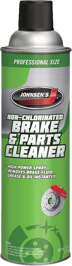 Johnsen's Professional Non-Chlorinated Brake & Parts Cleaner Aerosol Spray 14 oz