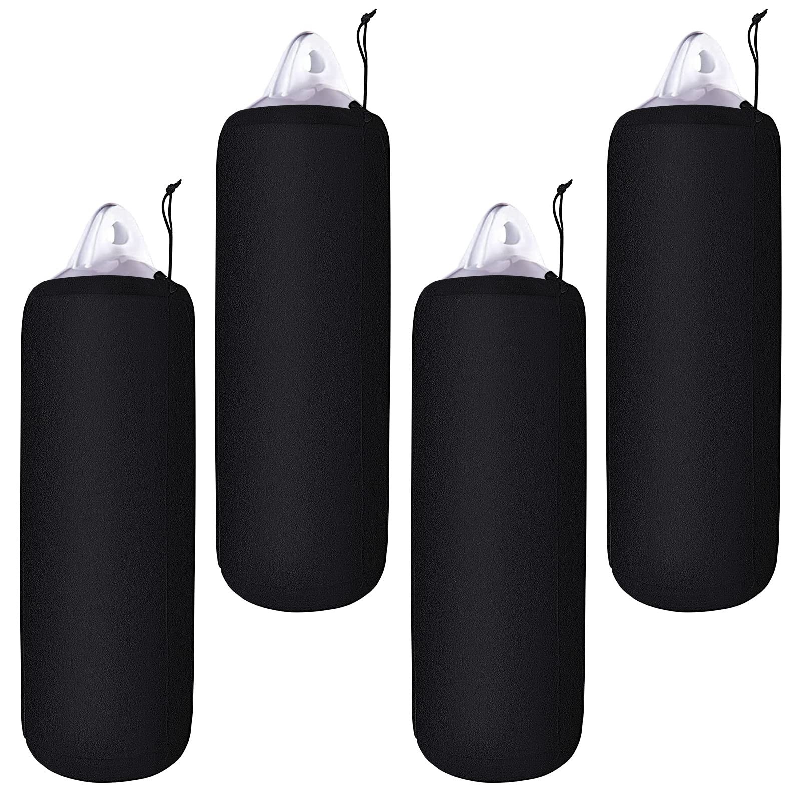 Woanger 4 Packs Boat Fender Cover 8 x 20 Fleece Marine Bumper Covers for Cent...