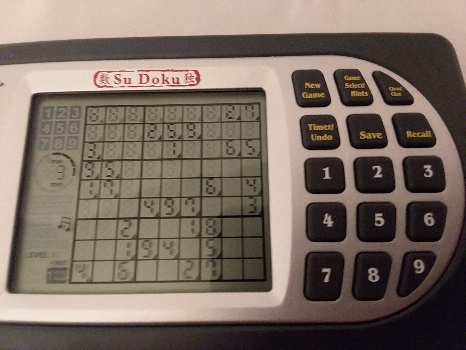 SU DOKU MAXIMO CONCEPT Handheld Electronic Game Sudoku