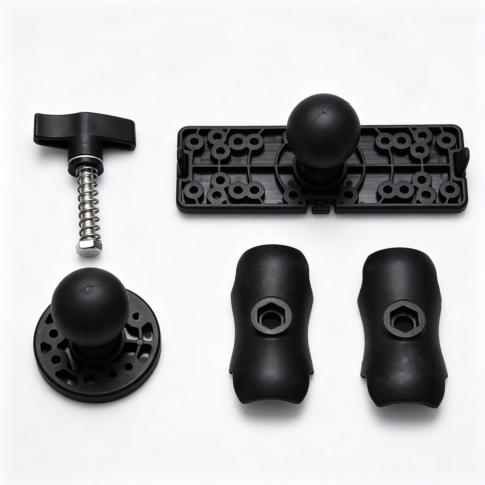 Adjustable Fish Finder Mount for Trolling 360 Quick Release Fits for Garmin