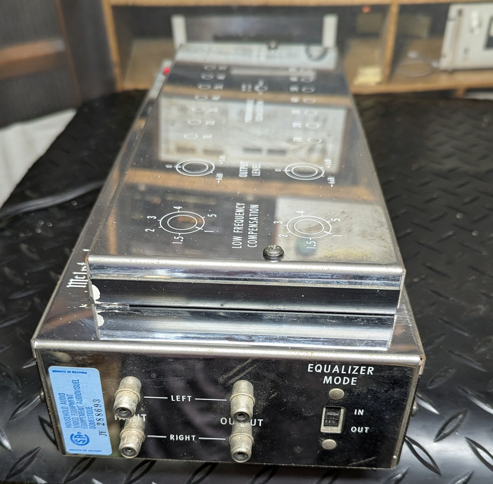 McIntosh MQ-107 custom environmental equalizer with capacitor kit