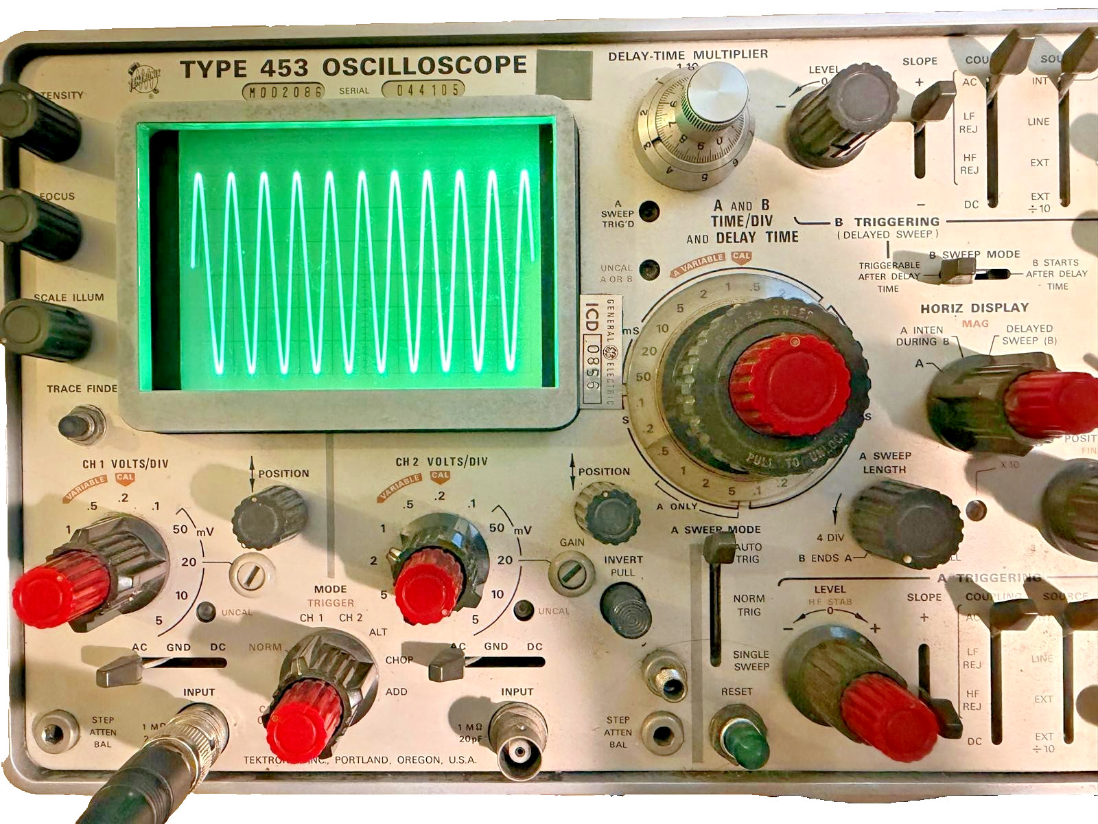 Tektronix 453 OSCILLOSCOPE - great shape and working order
