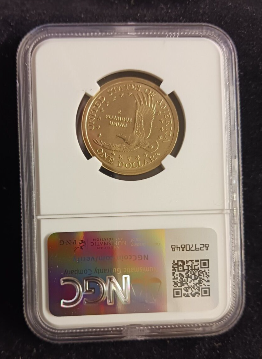 2008(D) SMS NGC MS 67 Sacagawea Dollar Coin