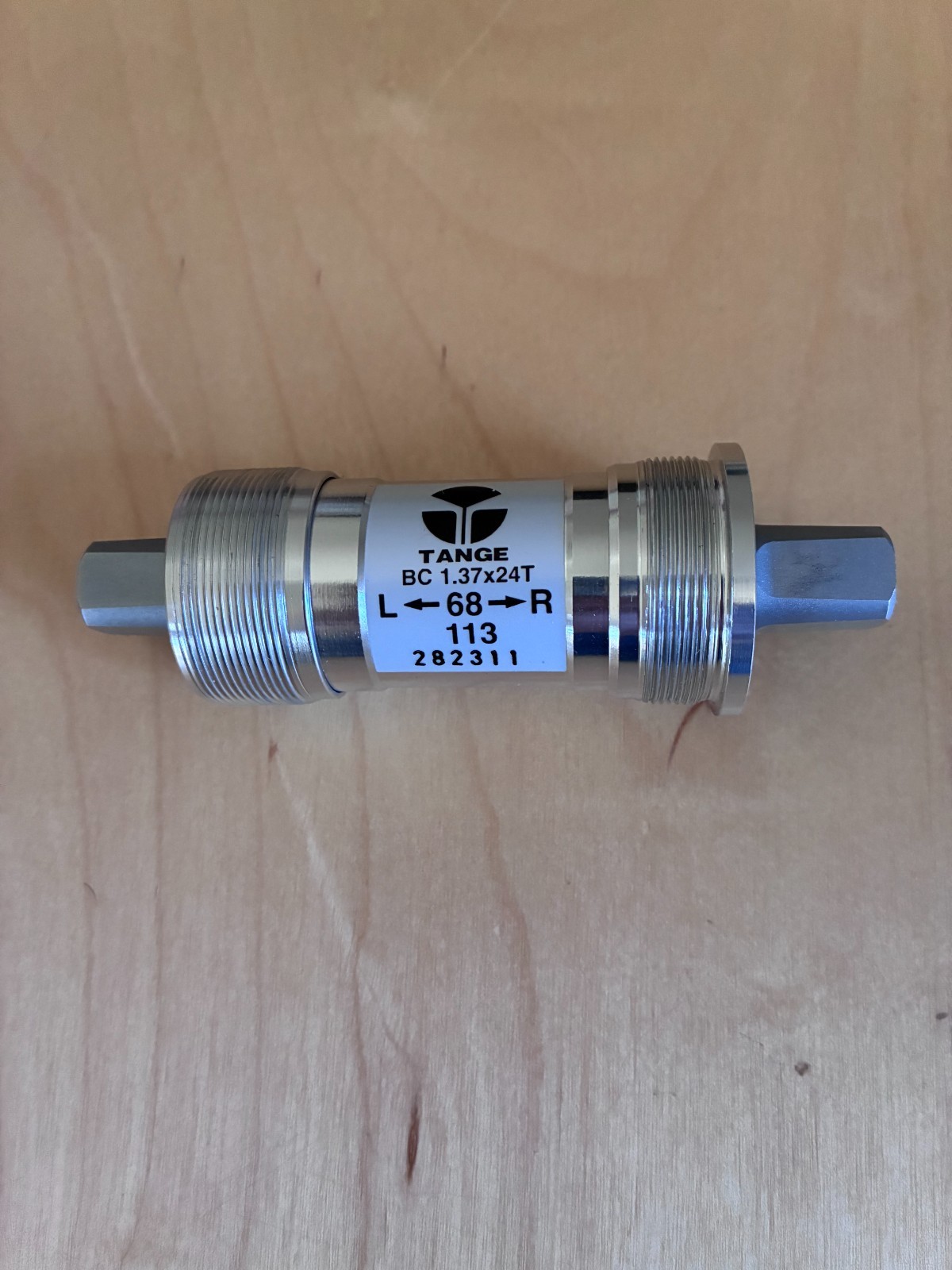 Tangeseiki LN-7922 Size 68-113 Square Taper Cartidge Bottom Bracket