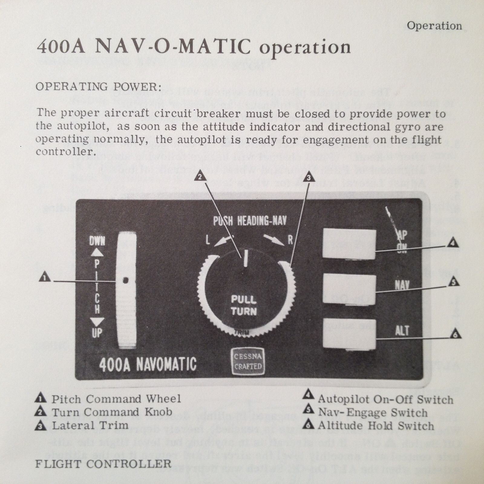Cessna ARC Navomatic 400A Owner's Manual