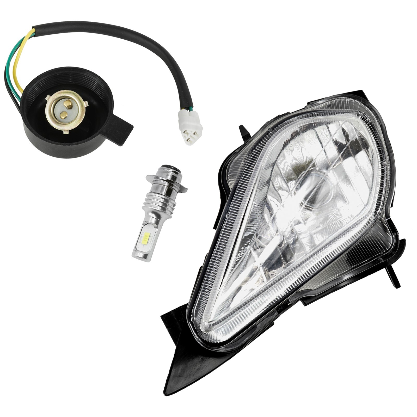 Right LED Headlight Assembly For Yamaha Wolverine 450 YFM450F 4x4 2006-2010
