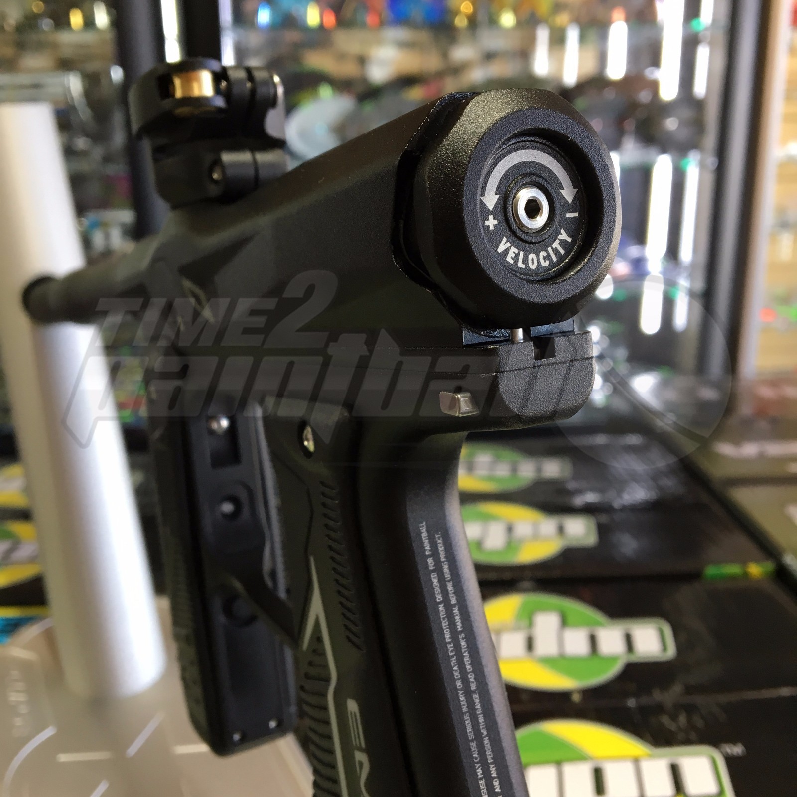 Empire Axe 2.0 Paintball Marker - Dust BLACK Free Shipping