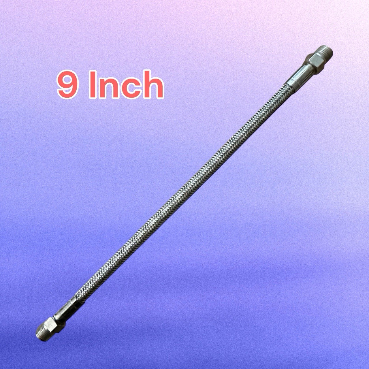 9” Stainless Steel Braided Air Hose 1/8” NPT Paintball Marker :: READ ::