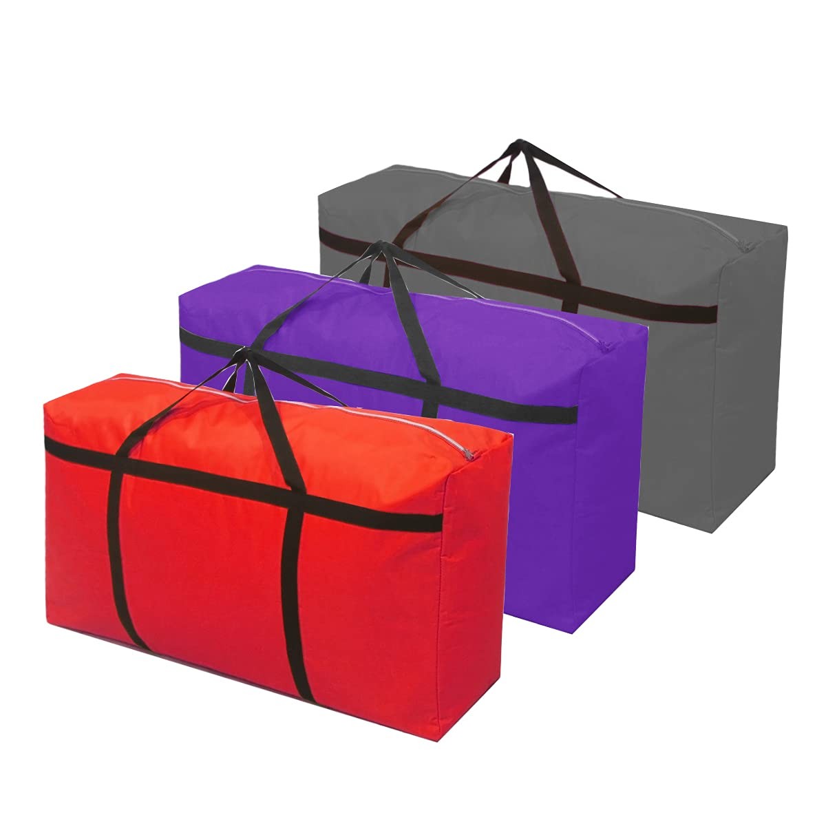 3 PCS Extra Large 26.5 Gal Duffel Bag Heavy Duty Storage Strong Handle Travel