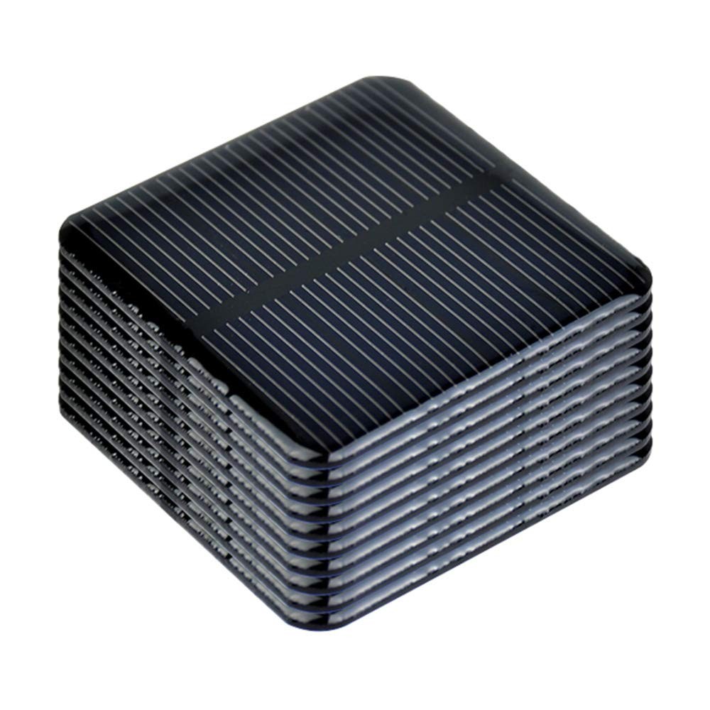 10pcs Mini Monocrystalline Solar Cells Solar System Kit 50mm X 50mm/1.96" X 1...