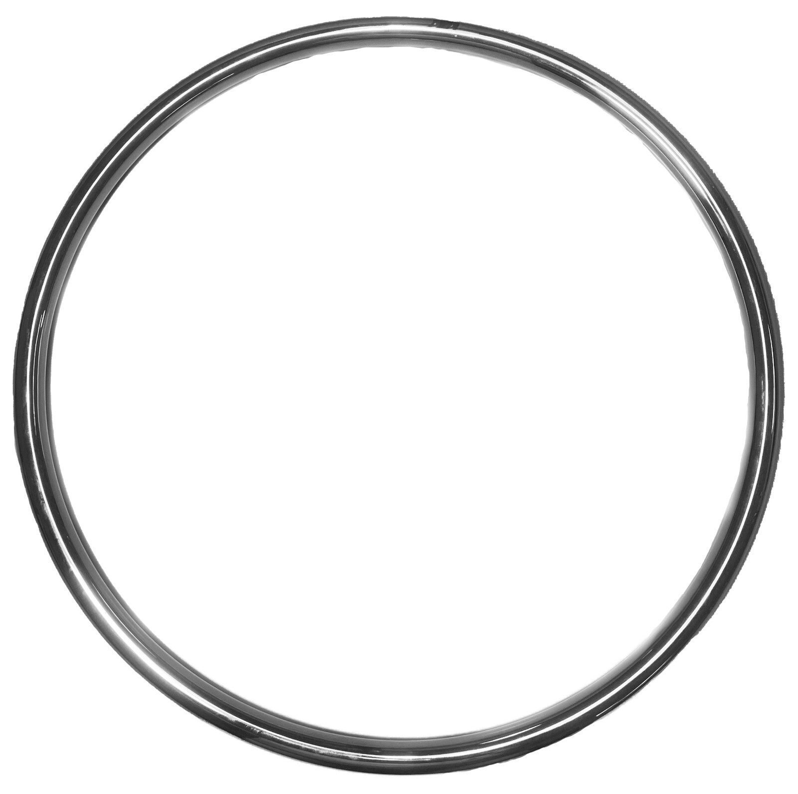 16.75" Bar Stool Replacement Ring | 1" Tube w/ Mounting Holes | Chrome