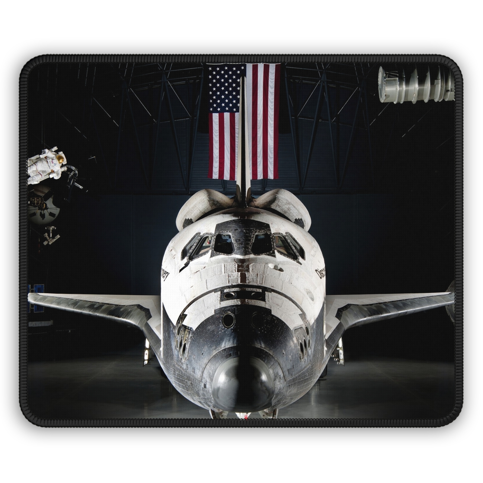 Space Shuttle Discovery NASA - Custom Design - Premium Quality Mouse Pad