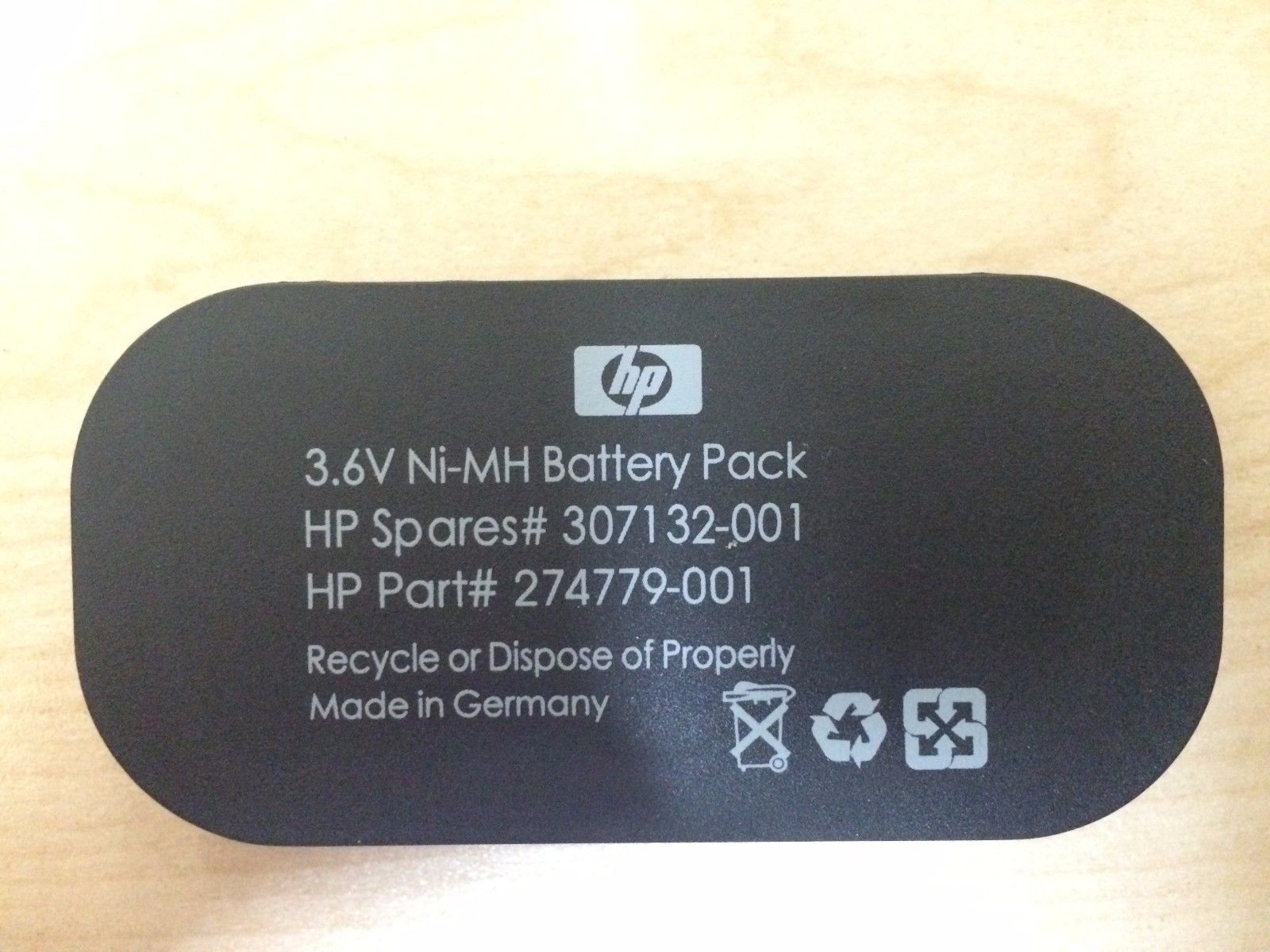 hp 307132-001 274779-001 battery pack ni-mh 3.6V