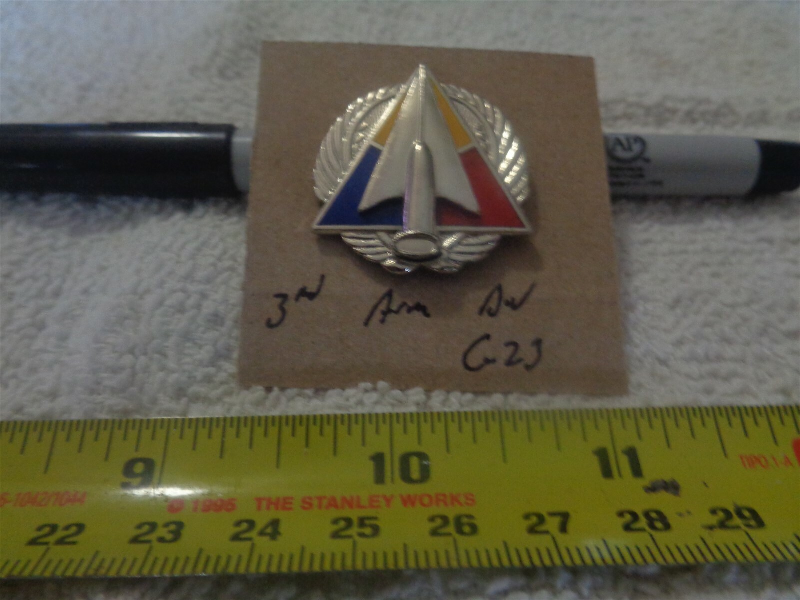 3rd Armored Division G23 Unit Crest, DI, DUI (DRAW#H2)