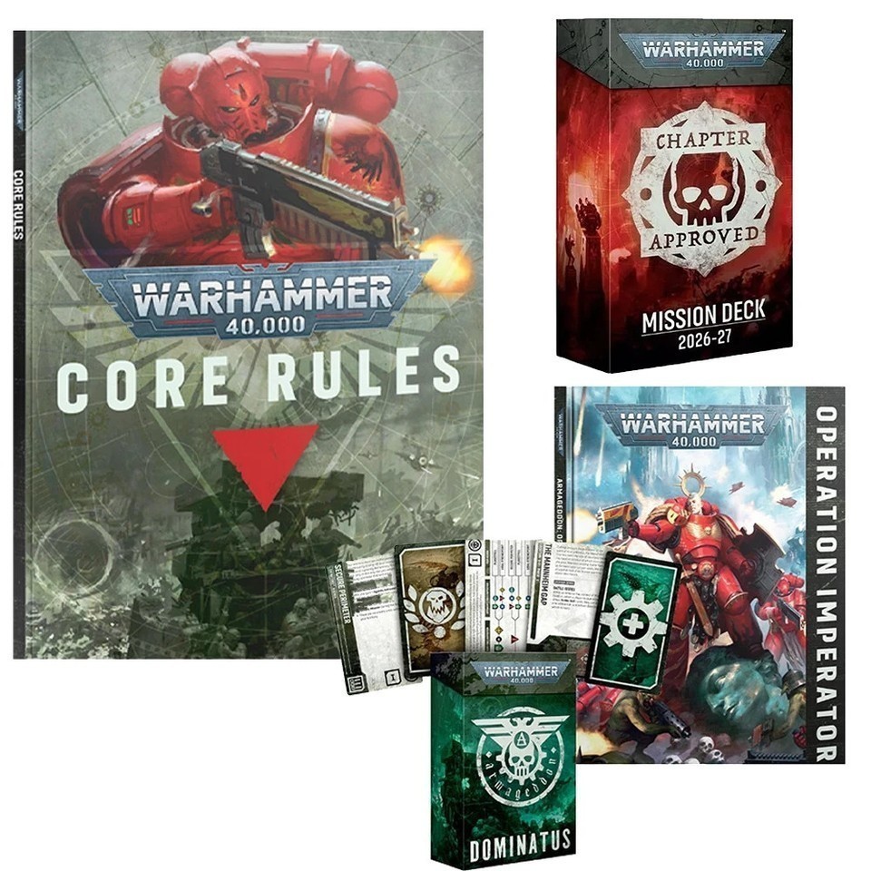 11th Editon 40K ARMAGEDDON Core Rules, Operation Imperator & Mission Deck