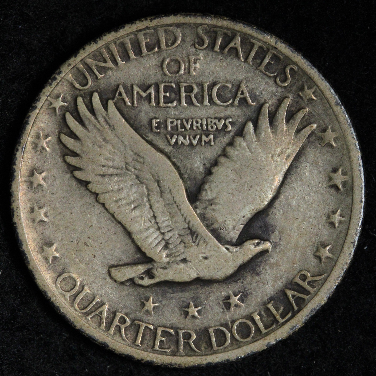 1918 Standing Liberty Silver Quarter XF E262 GIWHE