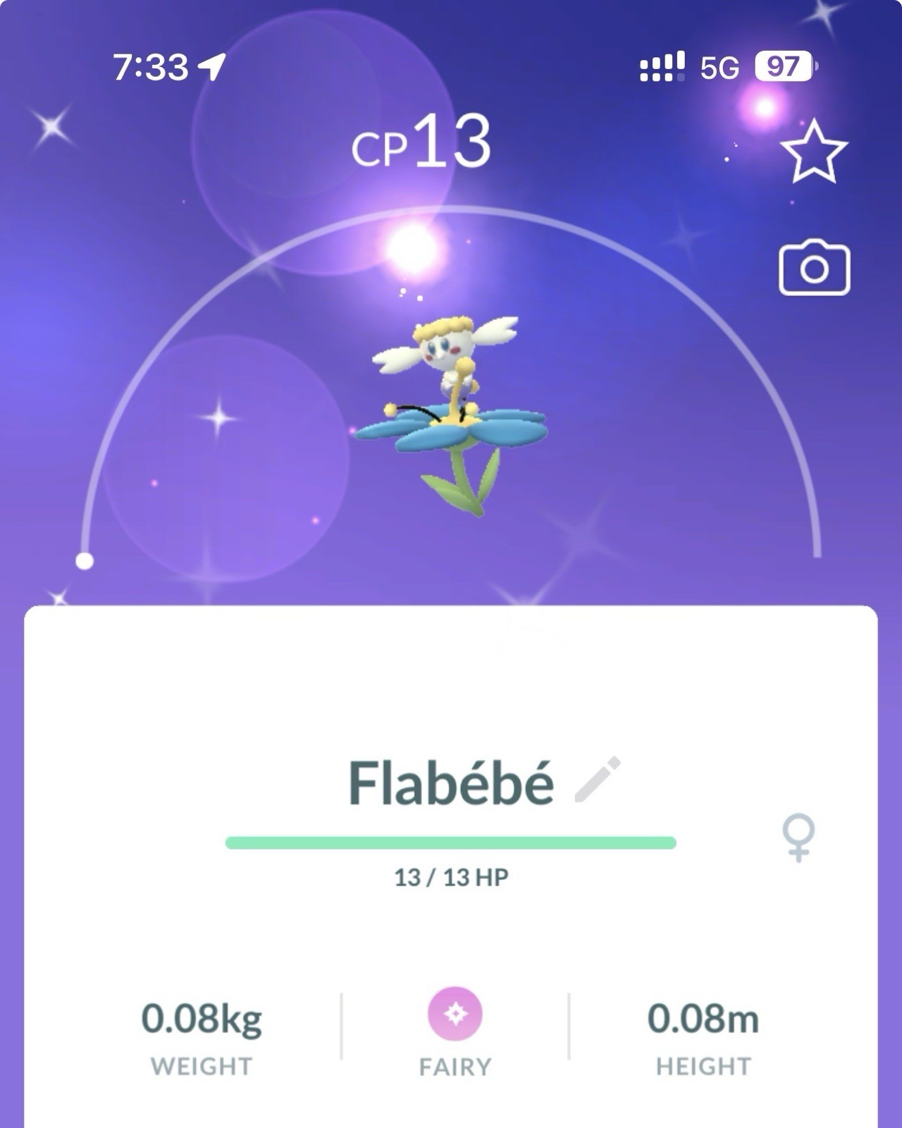 Pokemon Go Flababe Blue - ✨ Shiny✨
