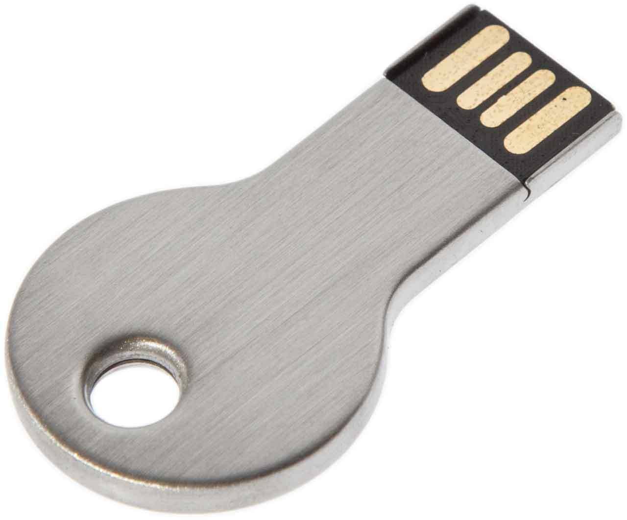 USB stick mini key K025 chrome/silver key USB flash drive 2.0
