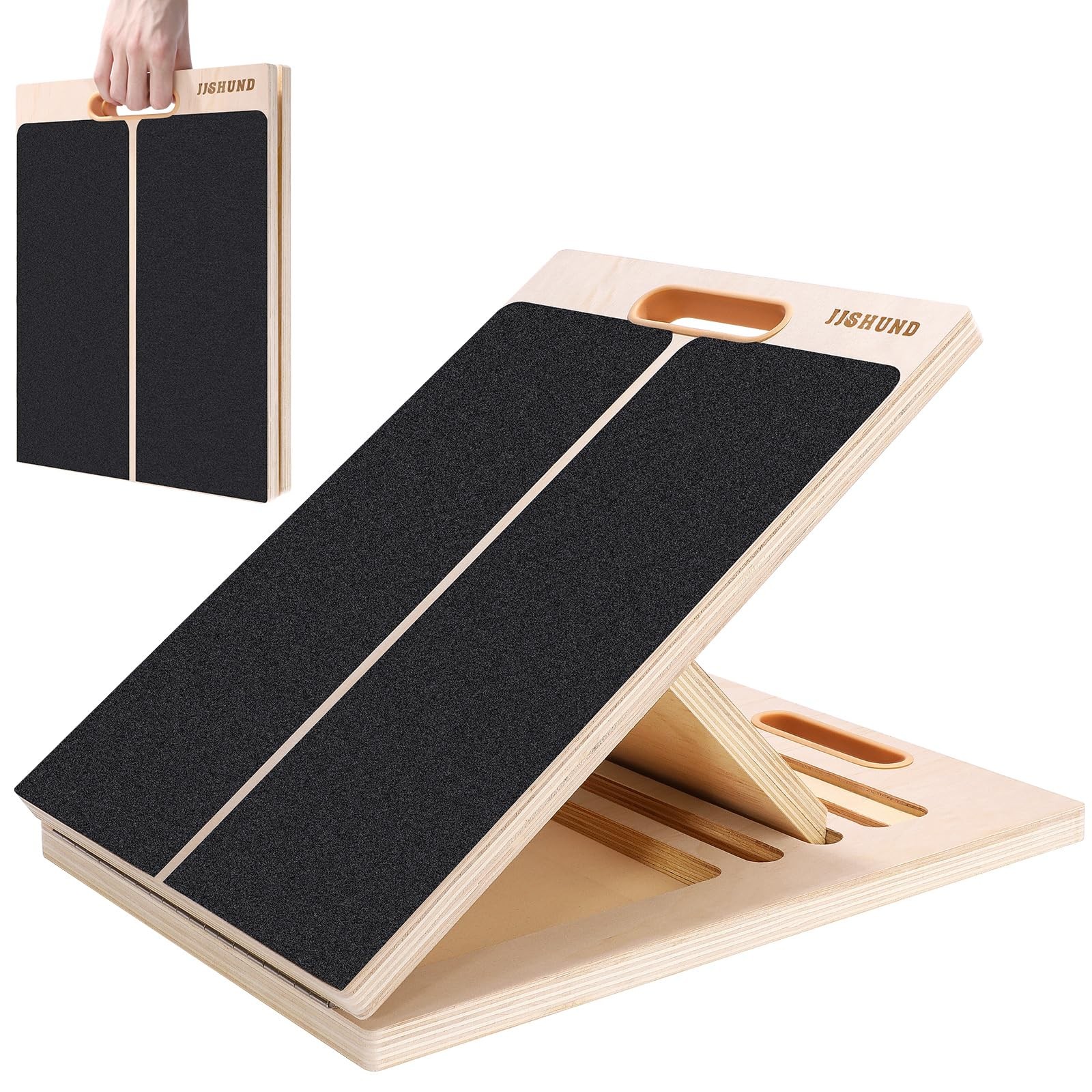 Professional Adjustable Wooden Sland Board Calf Stretcher Incline Board