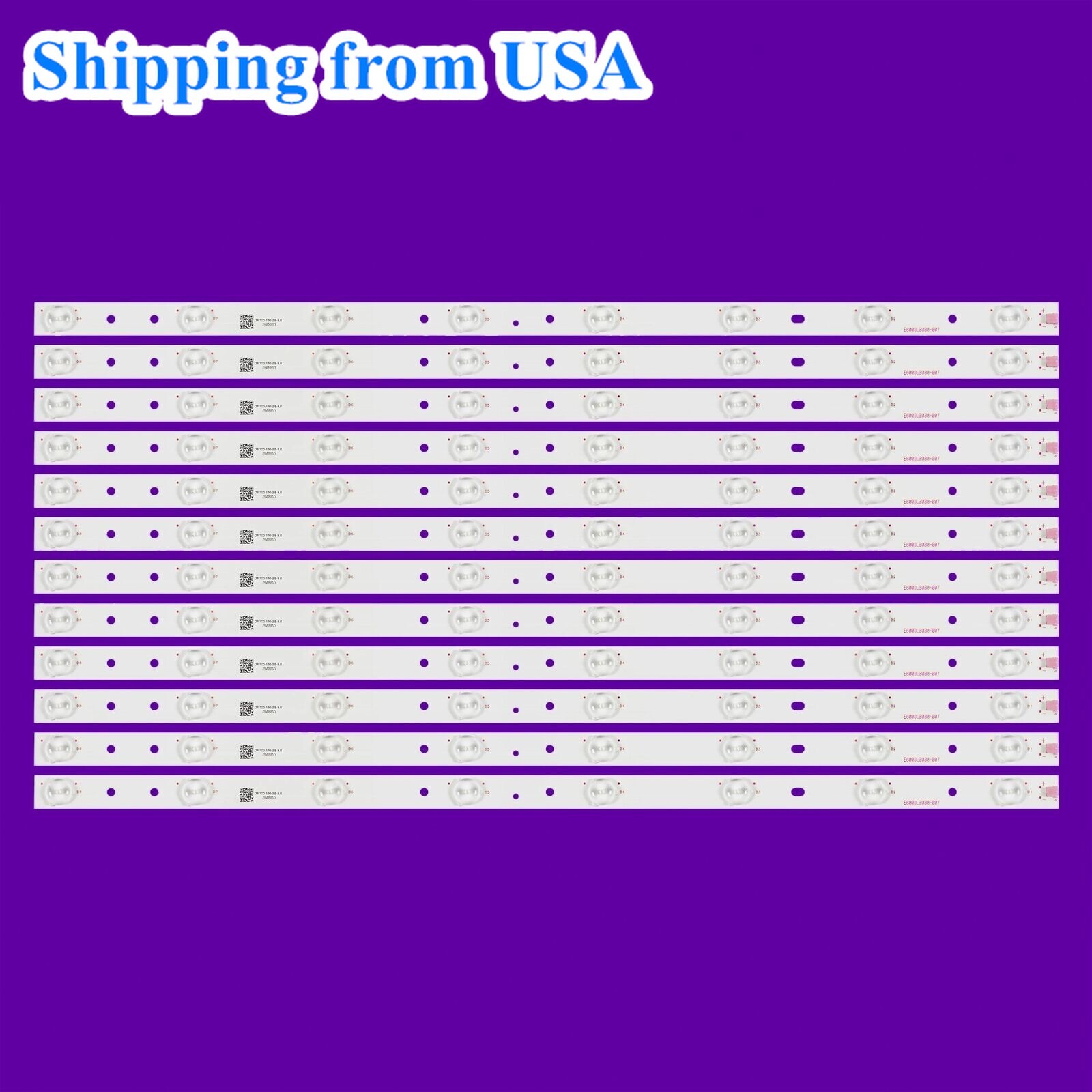12pcs LED Backlight Strips For VIZIO E60-C3 E600DLB030-007 E60DLBE605F SVG600A14